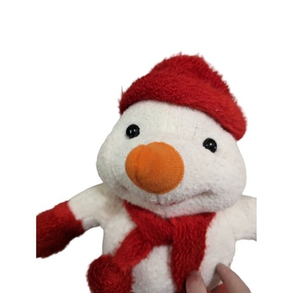 Vintage Kings Plush snowman 2002 white red carrot nose  15inch - Picture 2 of 10